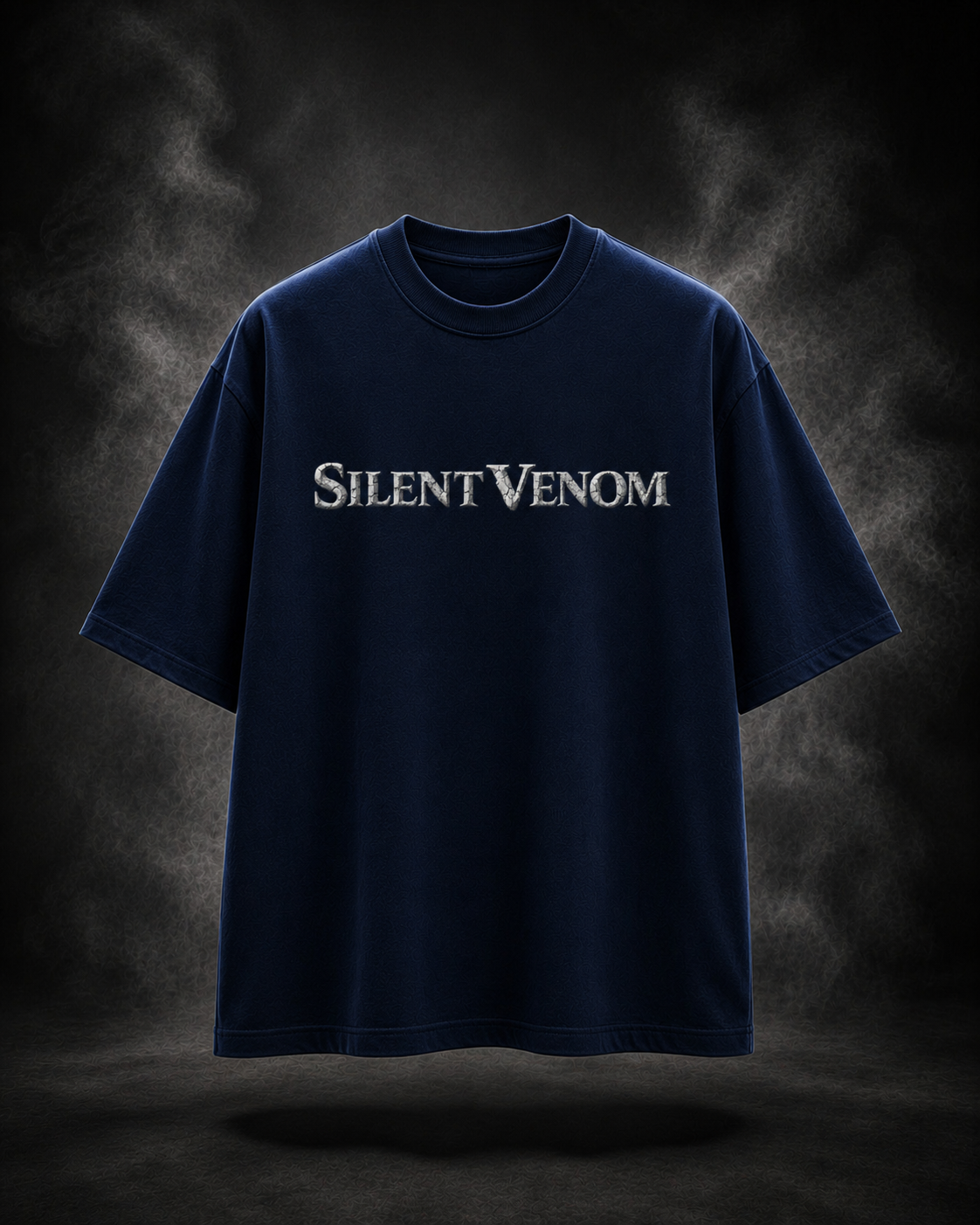 Silent Venom Oversized Midnight Blue Edition Tee | Womens Tshirt