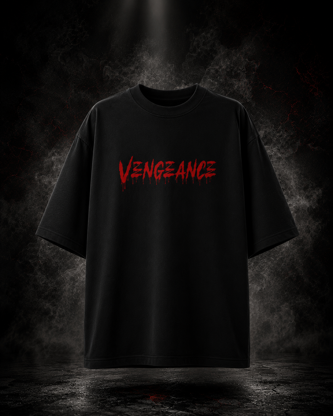 Vengeance Oversized Black Edition Tee | Womens Tshirt