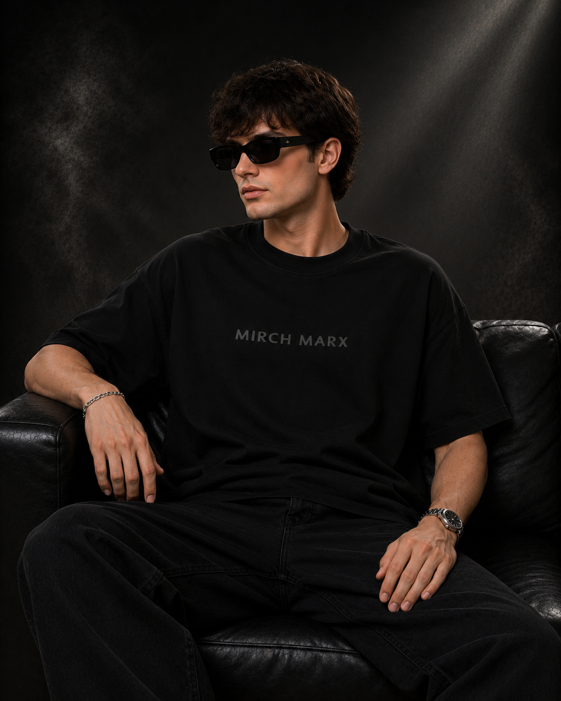 Karma Returns Oversized Black Edition Tee | Mens Tshirt
