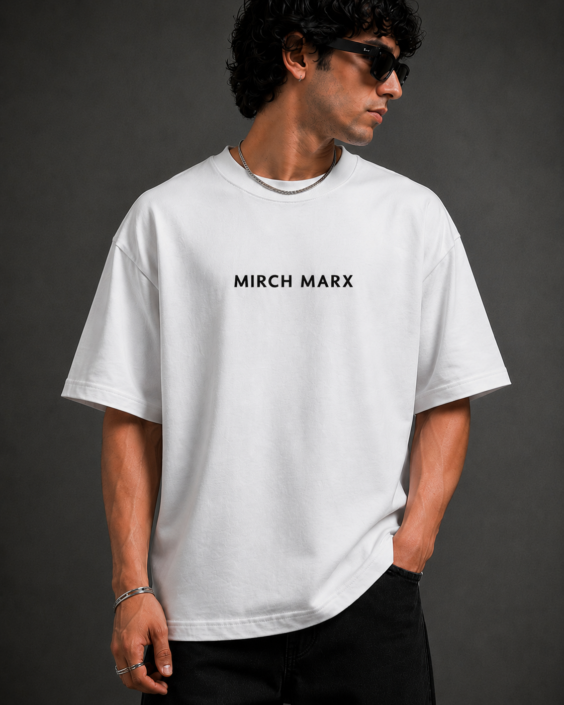Rebel Oversized White Edition Tee | Mens Tshirt