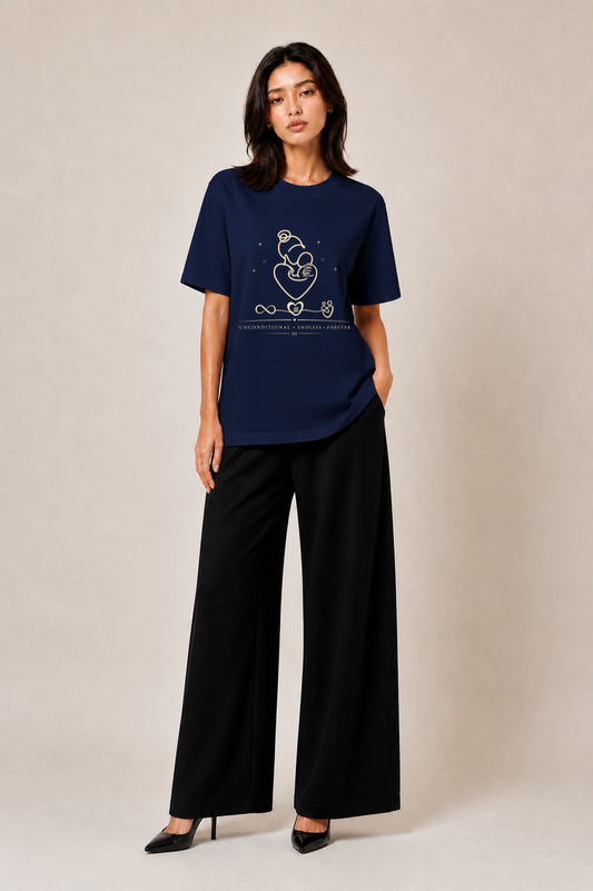 Eternal Oversized Midnight Blue Mom's Edition Tee